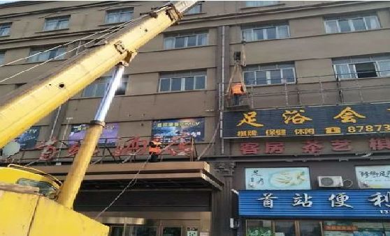 南阳安装较高的门店招牌有什么好的方法？